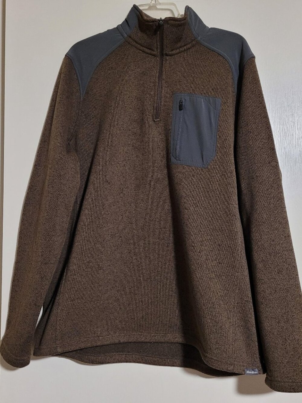 Men's Eddie Bauer quarter-zip pullover, Tall XL
